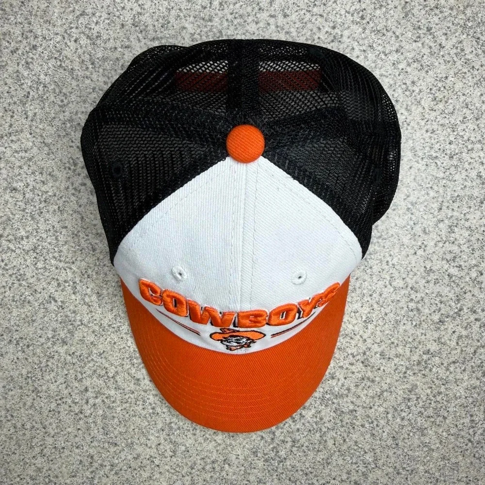 Captivating Headwear OSU Oklahoma State Cowboys Trucker Snapback Hat